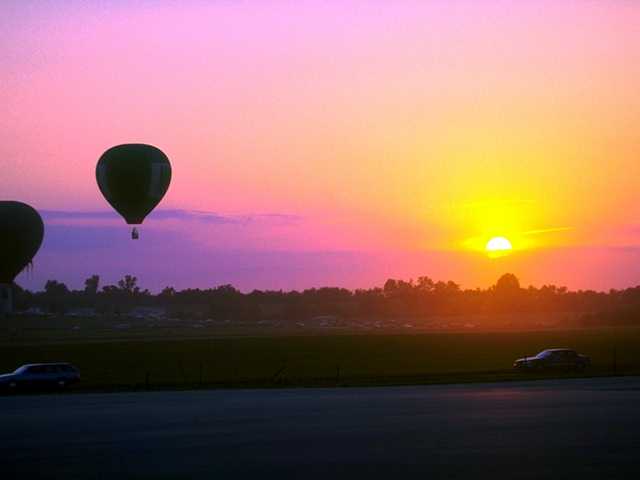  Hochsauerland:  Ballonflieger